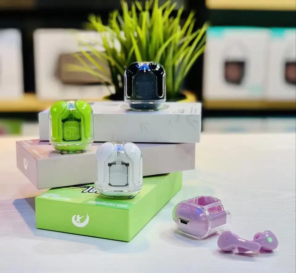 Air 31 Earbuds Wireless Earbuds With Crystal Transparent Case Type C Charging And Bluetooth 5.3 Providing Durable Quality